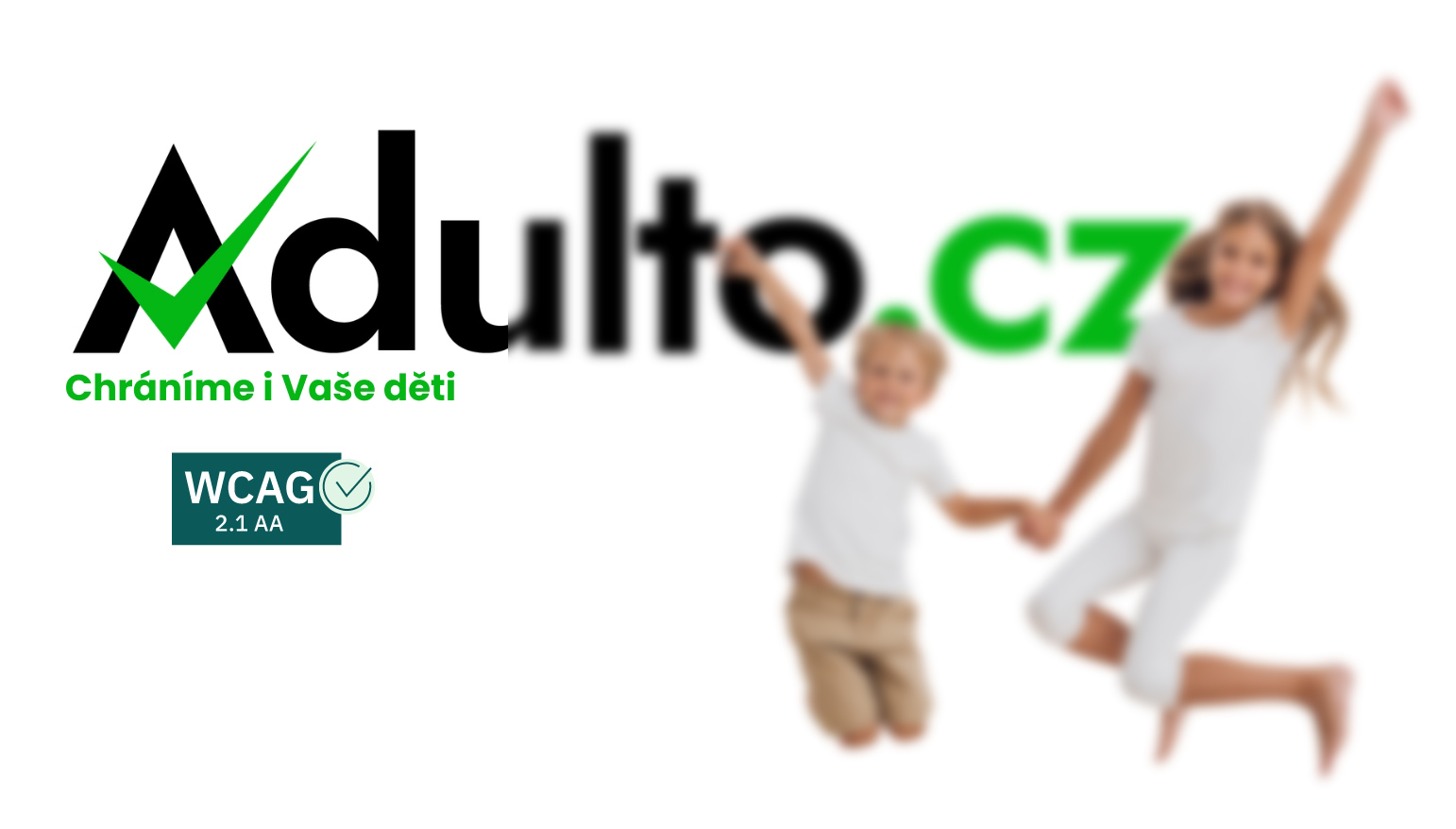 Ověření věku Adulto je plně přístupné podle normy WCAG 2.1